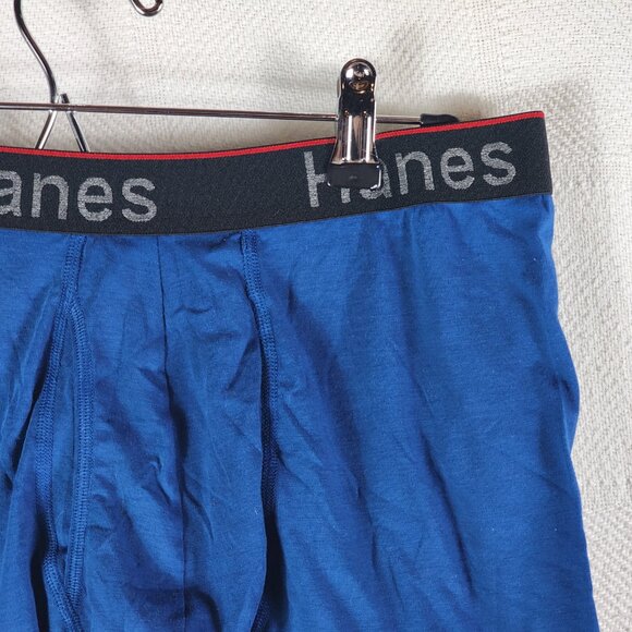 Hanes Blue Black Red Recycled Poly Tencel Span Comfort Flex Fit Boxer Brief Sz L - Picture 14 of 16